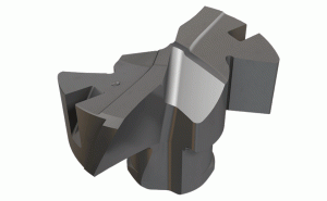 FCP 045-IQ IC908-Exchangeable flat bottom drilling heads for DCN drills, for machining ISO P and ISO K materials. The drill head is designed with a honed cutting edge, available in increments of 0.1 mm.