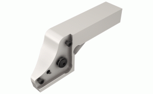 TGTBQ 25L-R-D120-JHP-Tool blocks for square TANG-F-GRIP and DO-F-GRIP parting and grooving adapters with high-pressure coolant, for machining next to spindle.