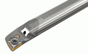 A12M SCLCL-06-Screw lock boring bars carrying 80° rhombic inserts with 7° clearance for 20 mm minimum bore diameter.