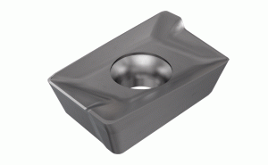 APKT 1003PDTR-76 IC5100-HELIMILL Inserts with 2 helical cutting edges with ribs along the edge reducing heat transfer. Used for interrupted cuts.