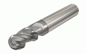 EBSI-A-3 375-437-C375 IC900-3 flute, 30° helix, short solid carbide ball nose endmills.
