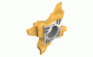 QGI 30N100PF006 IC1008-Parting and precision grooving inserts for soft and small parts. Positive rake, PF-type most economical system with 4 cutting edges.