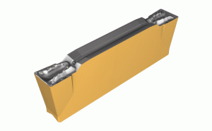 DGN 3002T IC1030-Double-sided inserts for parting and grooving, suitable for ductile materials, steel and stainless steel.