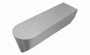GCP 9.52-4.76 E004 IS15-Full radius grooving & turning ceramic inserts for machining heat-resistant alloys