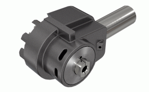 TJS M90-1/8-High-pressure coolant driven HSM spindle with a straight shank for small diameter cutting tools.