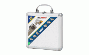 KIT NEOSWISS-NEO-SWISS demo kit 2024 includes one 12-size shank, 8 different heads with the most popular cutting geometries and clamping accessories