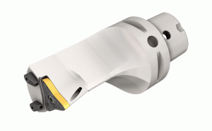 C5 Q3-SMXCN-16-SL-H080-Y-Y-Axis Turning Tools with safety lock clamping mechanism for positive inserts, 3 grooves on the pocket and a matching ridge at the insert bottom ensured fixed location and high stability at a very high feed rate.