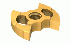 GQIN 1.00-0.05 IC808G-4 cutting edges precision grounded inserts for internal grooving and recessing operations