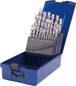 Zestaw wierteł krętych DIN338, typ N, HSSE szlifowane, 1-10mm FORTIS