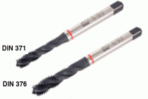 TPSN M-10X1.5-H HE-HSS right-hand 40° spiral flute machine taps - ISO metric coarse threads, according to DIN 13, for hardened steel and high temperature alloys.