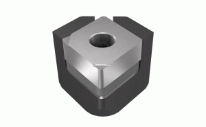 AD-CCLNX-1204-S-Indexable cartridges for 80° rhombic inserts.