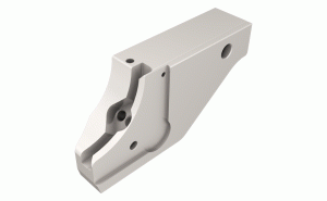 TGTBQ 20L-D82-JHP-ECD-MC-Tool blocks for square TANG-F-GRIP (TGAQ-ECD) parting and grooving adapters for high-pressure coolant.