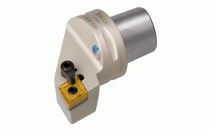 C6 MCLNR-45065-19-95° lead angle tools, for negative 80° inserts with CAMFIX (ISO 26623-1 standard) exchangeable tapered shanks.