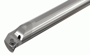 A20R SDUCL-11-Screw lock boring bars carrying 55° rhombic inserts with 7° clearance.