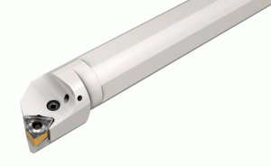 A-PWLNR 16-4X-Lever lock boring bars with coolant holes carrying HELITURN LD WNMX or WNMG trigon inserts, for heavy machining applications.