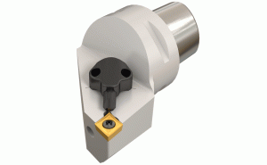 C5 SCLCL 35060-09-JHP-Screw clamp tools with CAMFIX (ISO 26623-1) shanks and channels for high pressure coolant, carrying the positive 80° rhombic inserts.