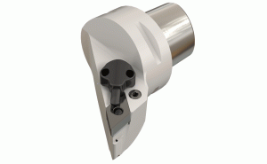 C5 PDJNL 35060-11-JHP-Lever lock tools with CAMFIX (ISO 26623-1 standard) exchangeable shanks and channels for high-pressure coolant, carrying negative 55° inserts.