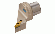 C5 SVJCR-35060-11-93° lead angle screw lock tools with CAMFIX (ISO 26623-1 standard) exchangeable shanks carrying 35° rhombic inserts with 7° clearance angle.