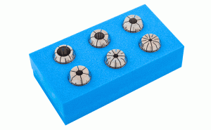 SET ER40 SPR 7 EM-Sets of ER spring collets DIN 6499 with HARD TOUCH coating which increases wear resistance, improves corrosion protection, prolongs the surface finish quality and maintains longer run-out accuracy.