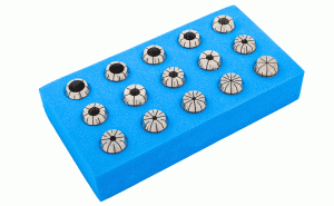 SET ER25 SPR 15 AA-Sets of DIN 6499 'AA' ultra precise ER spring collets with HARD TOUCH coating which increases wear resistance, improves corrosion protection, prolongs the surface finish quality and maintains longer run-out accuracy.