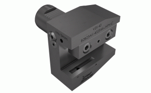 VDI50 B2B3AK-502544-JHPMC-Radially oriented, short, left-hand, wedge clamping holders with coolant channels and VDI DIN69880 shanks for square shank tools.