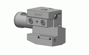 VDI30 C2C3AK-302070-JHPMC-Axially oriented, short, left-hand, wedge clamping holders with coolant channels and VDI DIN69880 shanks for square shank tools.