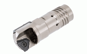 DDD-EF 26.41-28.00-FT-Deep double tube drills with external  4-Start Thread Connection carrying the triangular inserts, feature 3 chip splitting cutting edges and a wiper for high hole surface quality and for high feed.