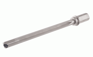 GD-DH 0.844-15D-I1.25-10-Gundrills carrying the TOGT triangular inserts, featuring 3 chip splitting cutting edges and a wiper for high hole surface quality and high feed. The drills are available in 10, 15 and 25 drilling length to diameter ratios.