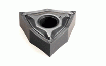 WNMG 06T302-NF IC10-Double-sided Trigon inserts used for semi-finishing and finishing applications. Low cutting forces due to very sharp edge and positive rake.
