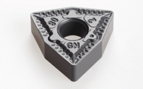 WNMG 080408-GN IC20-Double-sided trigon insert, secure cutting edge, for medium- and semi-roughing on steel and cast iron.