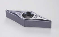 VNMG 12T304-NF IC907-Double-sided 35° rhombic inserts for semi-finishing and finishing applications. Low cutting forces due to very sharp edge and positive rake.