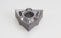 WNMG 06T304-PP IC907-Double-sided trigon inserts with a positive rake angle and sharp, positive-radial edge. Used for machining very ductile materials such as aluminum alloys, soft, low carbon steel, stainless steel, and high temperature alloys.