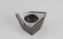 WPEX 060400R08 IC08-Precision positive 8° and 12° clearance, 80° and 84° trigon inserts with a chipformer for finishing applications on Swiss automatics.