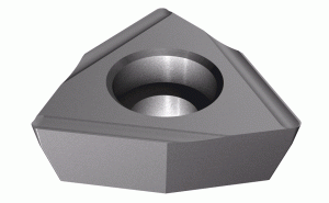WPEX 060402L12 IC908-Precision positive 8° and 12° clearance, 80° and 84° trigon inserts with a chipformer for finishing applications on Swiss automatics.