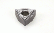 WNMG 06T308-WG IC907-Double-sided trigon wiper inserts for high surface finish at high feed turning (0.3 to 0.6 mm/rev). Three to five times better surface finish compared to standard turning inserts at the same feeds.