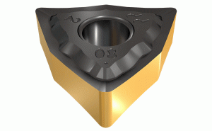 WNMG 06T308-PP IC9350-Double-sided trigon inserts with a positive rake angle and sharp, positive-radial edge. Used for machining very ductile materials such as aluminum alloys, soft, low carbon steel, stainless steel, and high temperature alloys.