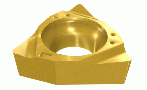 WBMT 060102L IC830-Trigon inserts with a 5° positive flank ground chipformer. Used for for finishing on miniature boring bars, provide excellent surface finish. Suitable for a wide range of materials.