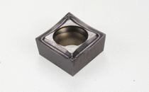 CCGT 060201-SM IC907-Single-sided turning inserts for semi finishing and finishing. Chip breaking in moderate feed range. Positive rake, low cutting forces. Used for soft materials and exotic alloys.