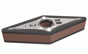 VNMG 160408-M3M IC6025-Double-sided 35° rhombic inserts, first choice for machining stainless and low carbon steel. Positive rake angle, low cutting forces, providing very reliable performance and excellent tool life.