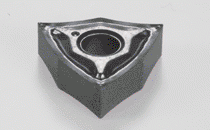 WNMG 06T302-NF IC907-Double-sided Trigon inserts used for semi-finishing and finishing applications. Low cutting forces due to very sharp edge and positive rake.