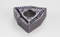 WNMG 080408-GN IC907-Double-sided trigon insert, secure cutting edge, for medium- and semi-roughing on steel and cast iron.