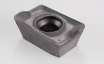 ADKT 150516R-HM IC28-HELIMILL inserts with 2 helical cutting edges and various corner radii for general use.