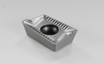 APKT 1003PDTR-76 IC328-HELIMILL Inserts with 2 helical cutting edges with ribs along the edge reducing heat transfer. Used for interrupted cuts.