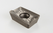APKT 100308PDTR-RM IC28-HELIMILL inserts with different corner radii and a reinforced cutting edge for interrupted cut and heavy machining.