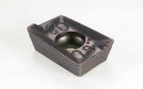 APKT 100308PDTR-RM IC950-HELIMILL inserts with different corner radii and a reinforced cutting edge for interrupted cut and heavy machining.