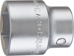 Końcówka wymienna klucza nasadowego, 6-kątna 3/4 34x mm FORTIS