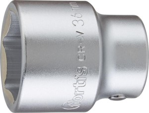 Końcówka wymienna klucza nasadowego, 6-kątna 3/4 36x mm FORTIS
