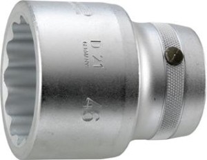 Końcówka wymienna klucza nasadowego, 12-kątna 1. 46x75mm GEDORE