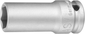 Udarowa końcówka wymienna klucza nasadowego, długa 3/4 30mm ASW