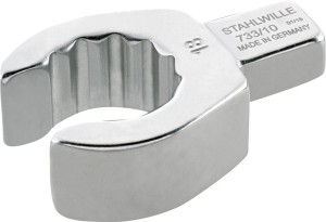 Klucz oczkowy wtykowy otwarty 19mm 9x12mm STAHLWILLE